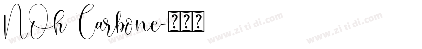 NOh Carbone字体转换